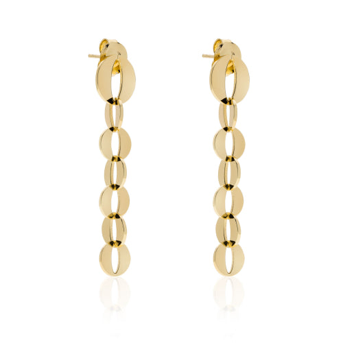 Orecchini lunghi catena tonda Dinamica UNOAERRE