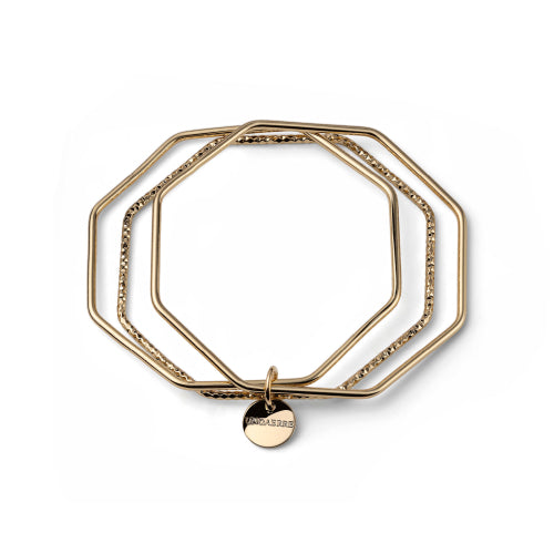 Bracciale dorato 3 bangle UNOAERRE