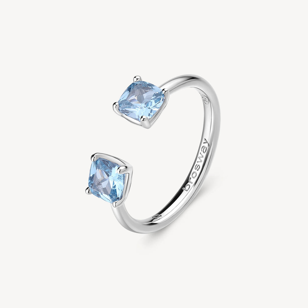 ANELLO BROSWAY FANCY 925
LIGHT BLUE