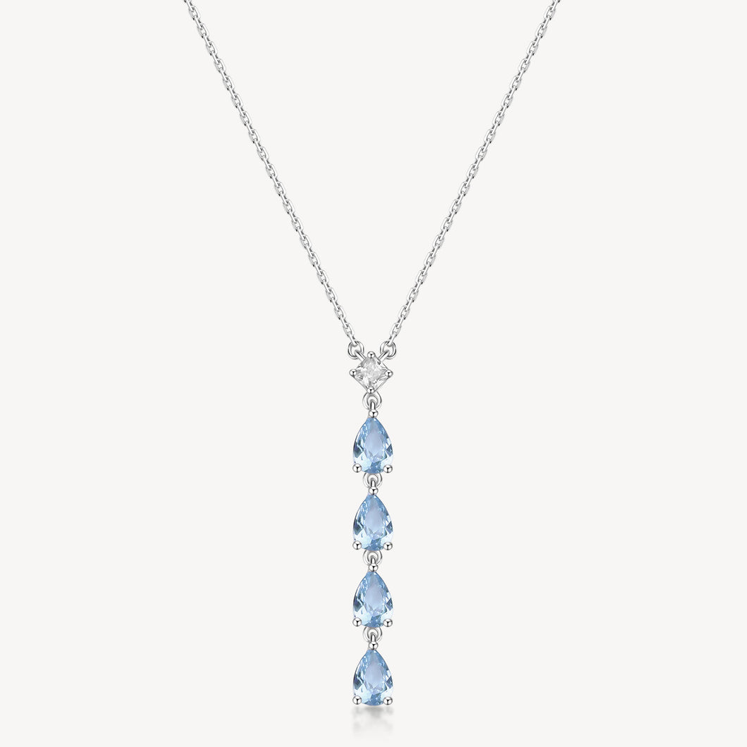 Collana FANCY CLOUD LIGHT BLUE